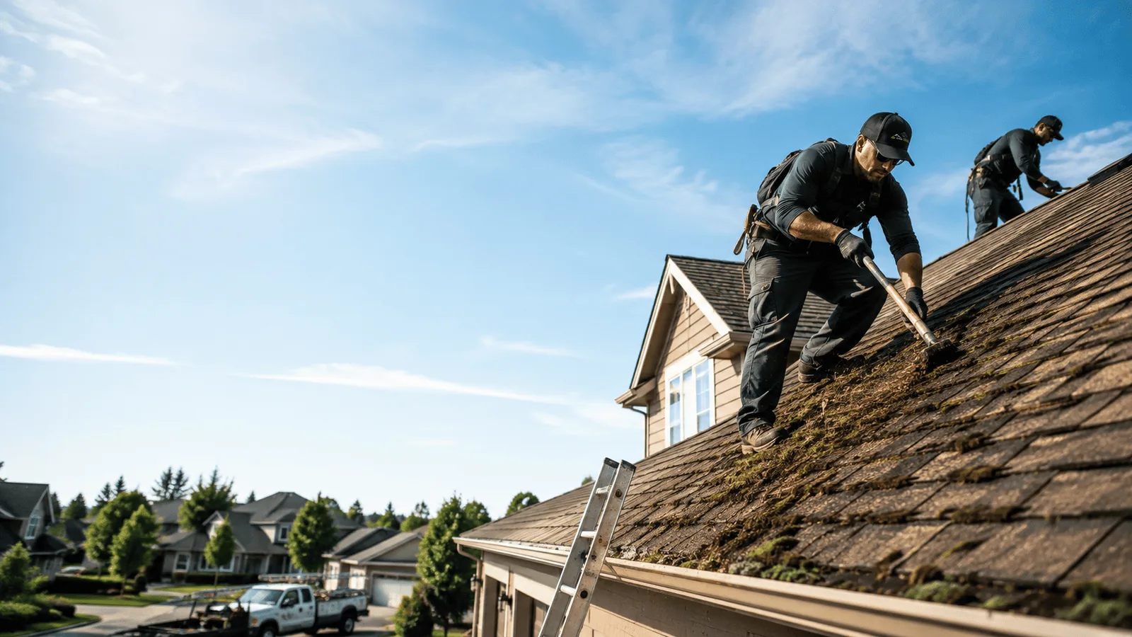 Roof Moss Removal in Pico Rivera, CA near me
